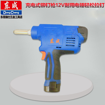 East Forming Rechargeable Wick Pull Riveter Riveter DCPM50 Lithium Electric Riveting Nail Machine 12V Electroriveting Tool Wireless Riveter