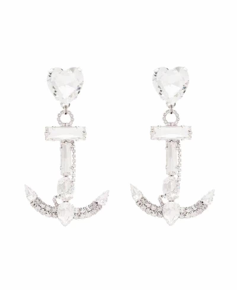 alessandra rich anchor earrings