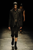 Dark Department Japanese artisan entirely handmade julius_7 nylon woven with long suit jacket