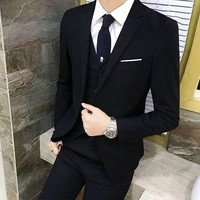 Trang phục chú rể phù hợp với áo ba lỗ nam bốn mùa phù rể Xiaoxi Slim quần sooc nam