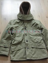 Reconcined Meijun B11 windbreaker aviation team fur one hooded cotton twill thick cold camel coat