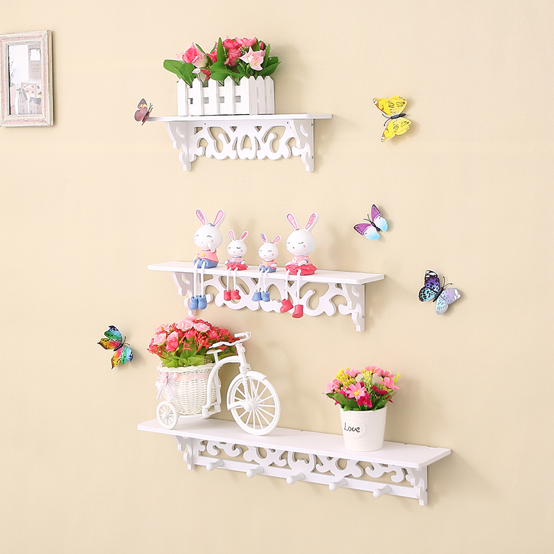 Wall decoration frame Home decoration Wall storage shelf Wall shelf Partition partition Wall decoration pendant free hole