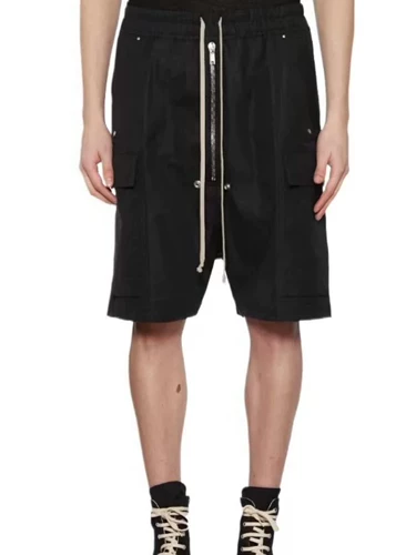 I795 RO стиль Bela, рабочая одежда на молнии и шнурке с несколькими карманами, шорты из чистого хлопка, свободные широкие летние, универсальные