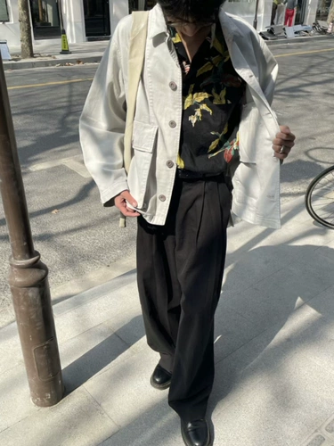 Купить продукты LEMA Grey Grey квадратная куртка Flip Pocket Pant