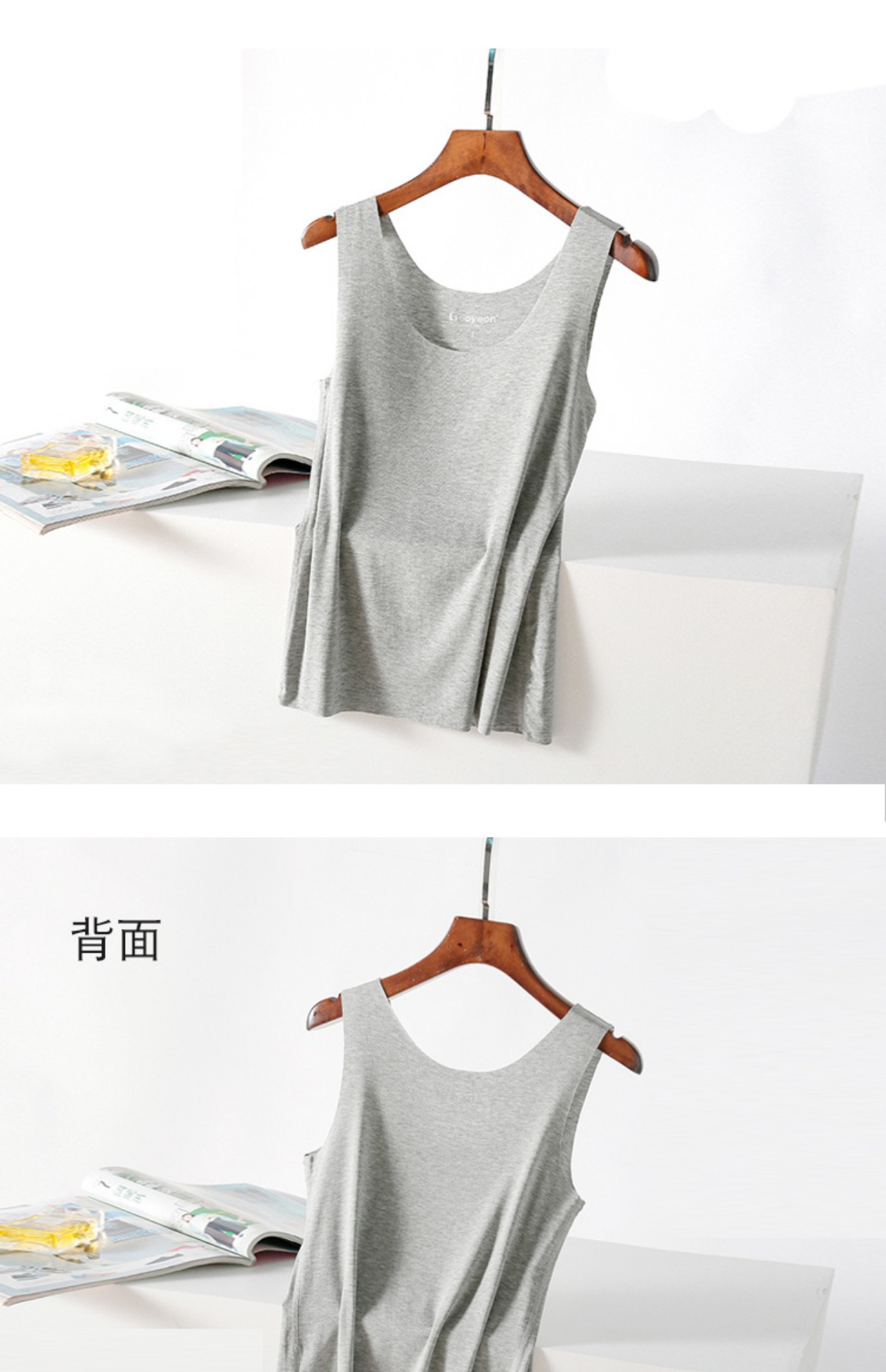 Modal yếm nữ mùa hè mặc không tay hoang dã size lớn Sinh viên Hàn Quốc bên trong áo khoác mỏng áo thun nữ đẹp