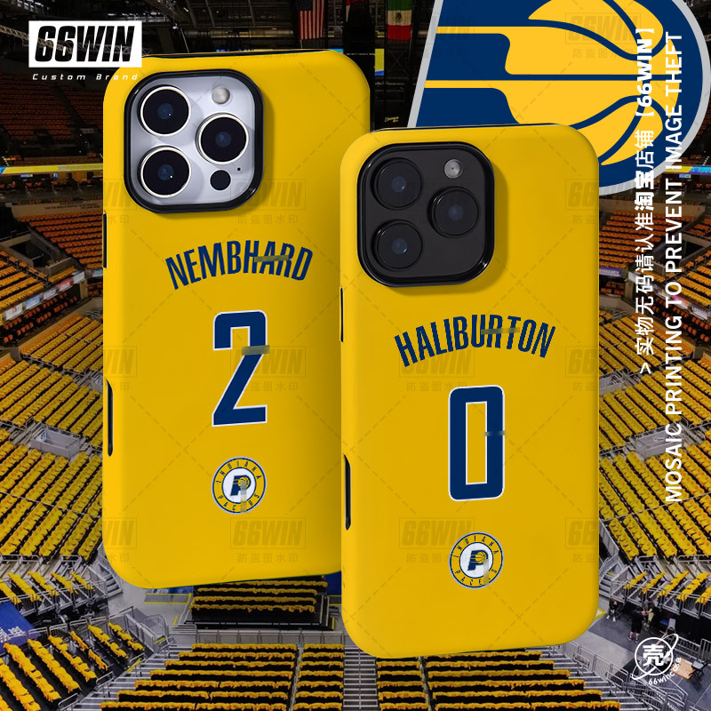 Indiana Pacers Number Harry Burden Phone Case Suitable for iPhone 17 Pro Max Film Case Western Canada Apple 16/15/14/13 Buhard Huawei Vivo Xiaomi 17P Oppo