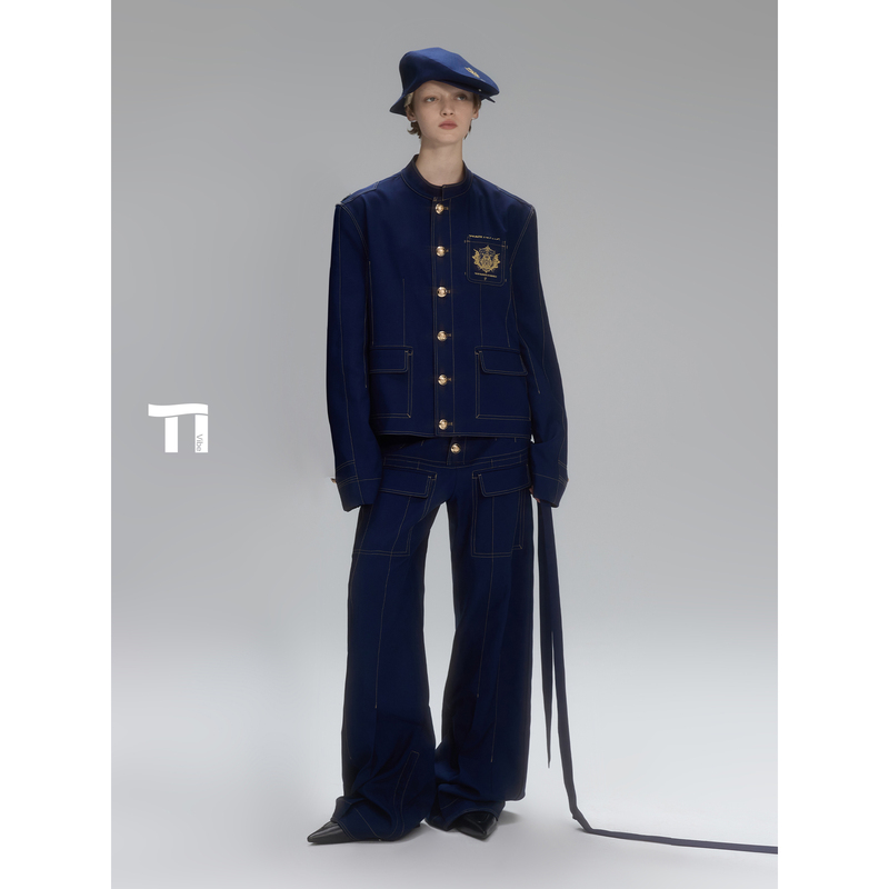 【Blue Blood Newcomer】Qishi Lu("Vibe") Lord's Emblem Short Jacket and Trousers High-End Suit