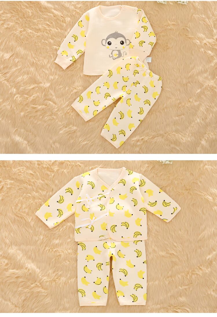 Cotton quần áo trẻ sơ sinh hộp quà tặng mùa thu và mùa đông trẻ sơ sinh hộp quà tặng gói quà trăng tròn hộp quà sơ sinh 10 chi tiết