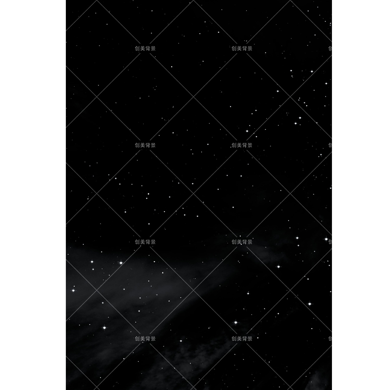 Photo Studio Indoor Night Starry Sky Photography Background Cloth Studio Star Night Scene Photography Background Cloth