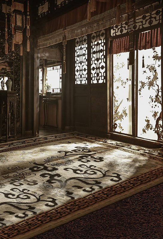 Imperial Palace photographed ancient clothes such as the Yihuan Jubilee Jubilee Background background Ancient clothes Write a real background cloth PZ-1576