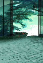 Plate woman costume background paper photo studio theme costume photo background studio costume background PZ-1471