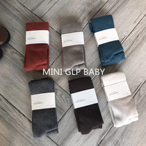 2021 autumn and winter South Koreas same female baby boy retro color pure cotton base beating underpants socks