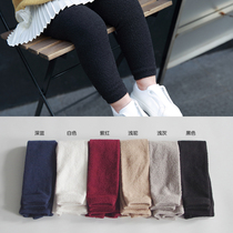 Korean version for male and female winter warm half suede 90% pants baby warm 90% spanks underpants wool trousers fleece pants