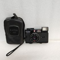 New easy-to-use Japanese-made KONICA C35EF3 film camera nostalgic old-fashioned photographic equipment