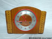 Has been maintained for 70 years. Shanghai-made Sanwu brand table clock mechanical winding alarm wall clock nostalgic second-hand vintage items