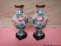 Cloisonné enamel cloisonné vase screen insert handicraft nostalgic old-fashioned objects produced in the period of export earnings in the 1980s