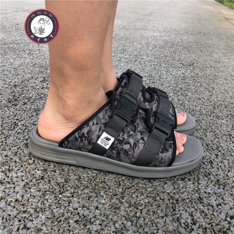 Cân bằng mới / NB Giày nam Giày nữ Dép quai ngang Giày dép đi biển SDL330BK / BA / BE / BC / GR - Dép thể thao dép crocs trẻ em
