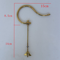 Boutique thrush stainless steel bird cage accessories Bamboo bamboo old bamboo bird cage hook hook pure copper accessories