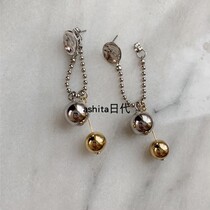 Japanese niche design super cool pendant earrings spell