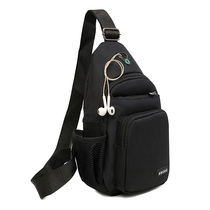 2018 Korean version for mens chest bag new waterproof nylon single shoulder bag Fashion Chauding satchel Casual Sports Outdoor Bag