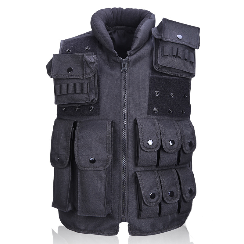 Military fan tactical vest real CS field protective equipment male secret service black security vest security combat vest
