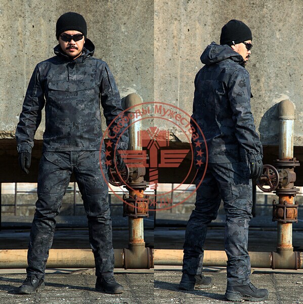 Special Chief striped camouflage Stalker cover suit Camouflage combat training suit Outdoor field suit