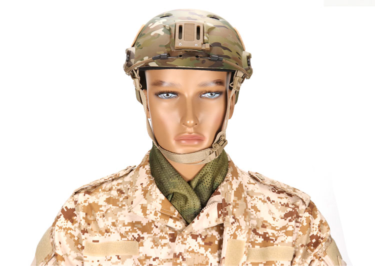 Ngoài trời commando chiến thuật khăn nam giới và phụ nữ ngoài trời fan quân đội ngụy trang vuông khăn bib rừng ngụy trang lưới khăn khăn đa năng phượt thủ