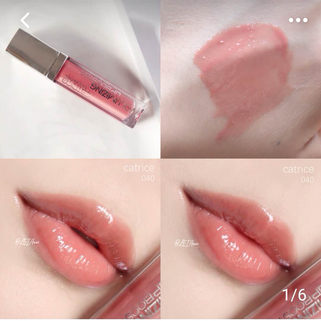 Spot Đức calcee dưỡng ẩm giữ ẩm lâu bền chất lỏng son môi bóng son môi men bóng sữa trà màu thịt - Son bóng / Liquid Rouge 	son bóng không màu romand	