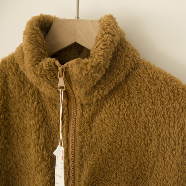 Sheep 咩咩 ເສື້ອຍືດຍາວຂອງແມ່ຍິງ velvet Polar fleece zipper jacket ແຂນຍາວດູໃບໄມ້ລົ່ນແລະລະດູຫນາວ jacket ອົບອຸ່ນໃຫມ່