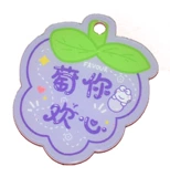 Двусторонная акриловая подвеска ручной работы, брелок, делается под заказ, DIY