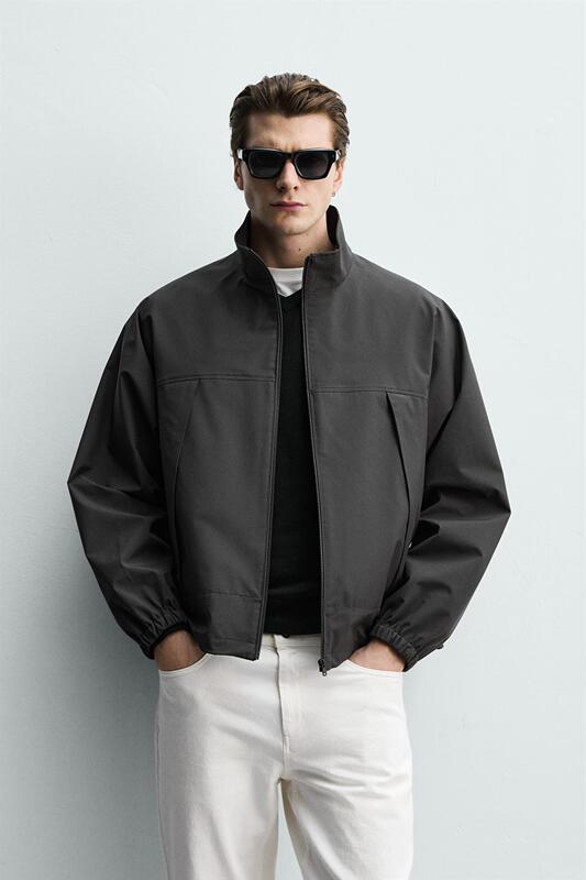 March Zara Domestic Genuine Product Purchasing Agent 3918/206 Men's Lightweight Waterproof Slim-Fit Jacket 3918206