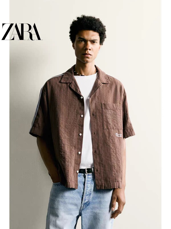 Discount July Zara Domestic Genuine Product Purchasing Agent 4333300 Multi-Color Embroidered Striped Shirt 4333/300 Discount July Zara Domestic Genuine Product Purchasing Agent 4333300 Multi-Color Embroidered Striped Shirt 4333/300