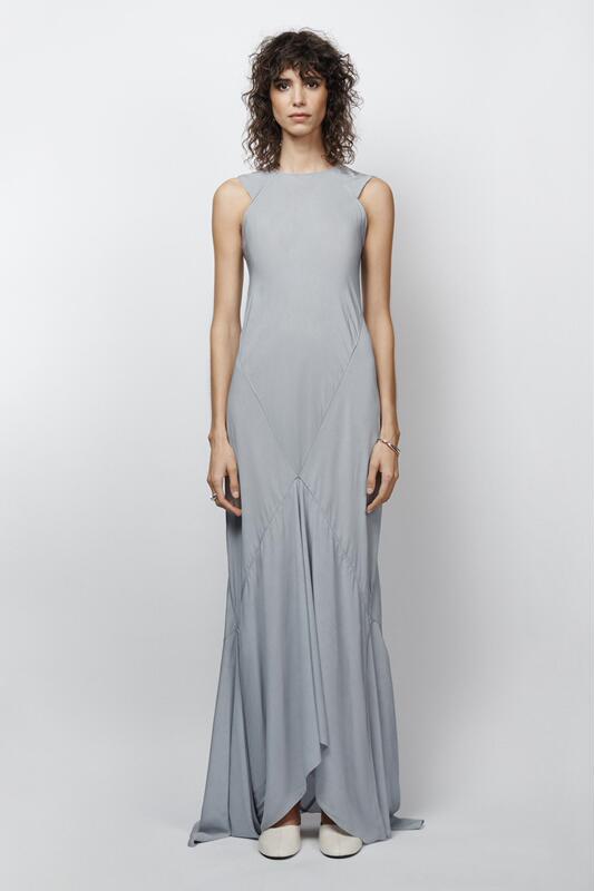 April Zara Domestic Genuine Product Purchasing Agent 2412/143 Women's Sleeveless Round Neck Layered Dress 2412143