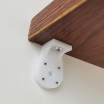 60-pack painting bracket Seamless nail hook base partition fixed shelf Wall shelf Punch-free wall nail bracket