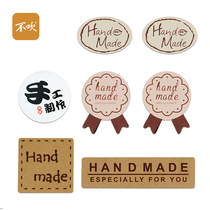  Kraft Paper Baking Stickers handmade sealing stickers Decorative stickers Bread stickers Tea food labels discounting cash