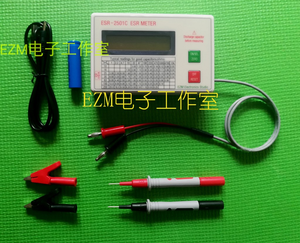 ESR measurement special meter, ESR-2501C online capacitance ESR tester