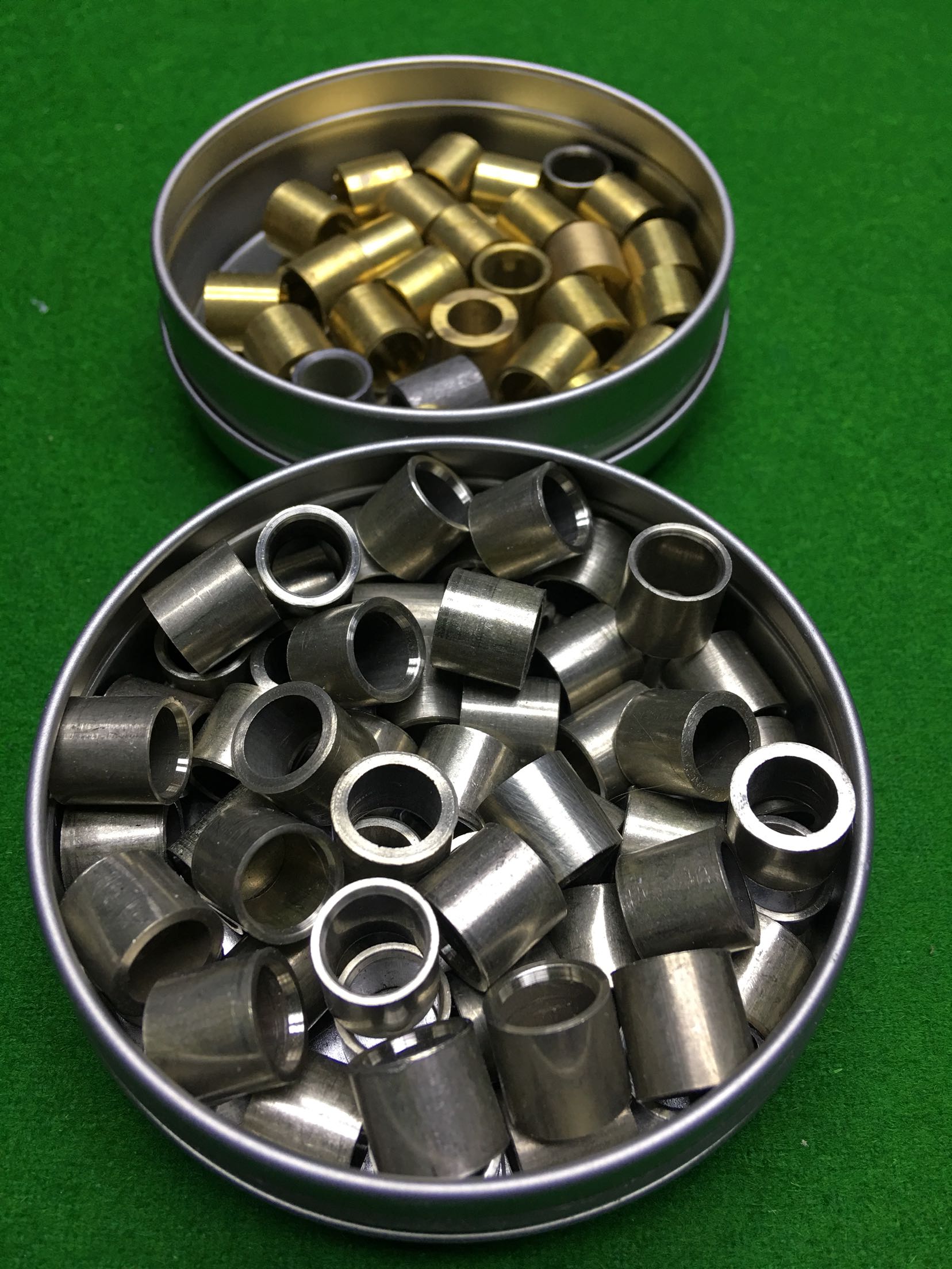  Zero-degree table Billiard Cue copper head Repair Instrumental table Billiard Maintenance First Corner Copper Drum Leather Head Change Copper Stirrup