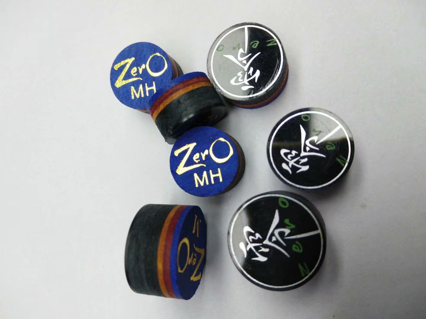 Billiard cue head rainbow head multi-layer professional version head nine-ball multi-layer head small head head Potts