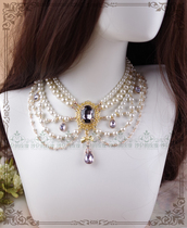 Original * Cinderella * Magnificent Tea Party jewel Lolita necklace-Lolita accessories Retro palace