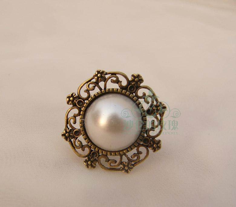 Original Lolita, a custom count ring, is Cla series of vintage gorgeous pearl ring - 68