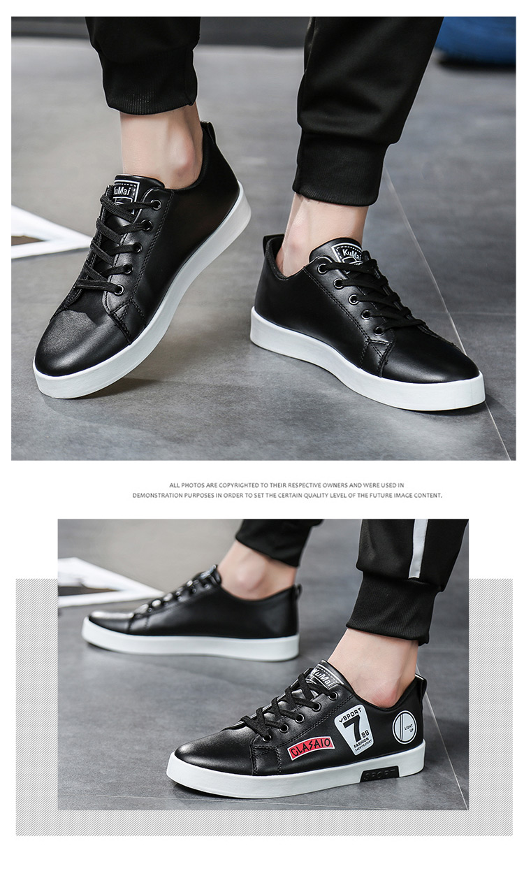 Thời trang nam khử mùi 2018 Giày sneaker Hàn Quốc công sở thấp giúp xu hướng mùa thu hoang dã mang giày chống trơn trượt mua giày thể thao