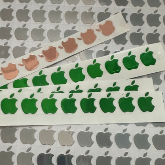 Apple Logo Metal iPhone Stickers, Popular Internet Celebrity Phone Cases, Niche High-Value DIY Logo Stickers Apple Logo Metal iPhone Stickers, Popular Internet Celebrity Phone Cases, Niche High-Value DIY Logo Stickers