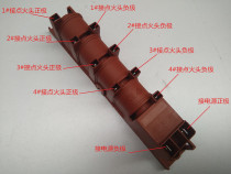 220V imported stove European multi-head stove 8-head igniter Kitchen gas steam oven Electronic pulse flame arrester