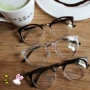 Hàn Quốc ulzzang Harajuku tai mèo trong suốt hoang dã trong suốt khung kim loại kính cổ điển khung kính khung kính mắt quang nhãn