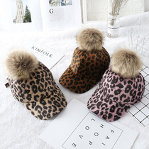 Childrens hat autumn and winter girl BAO WEN cap Princess Joker baseball cap little girl trend hat Han