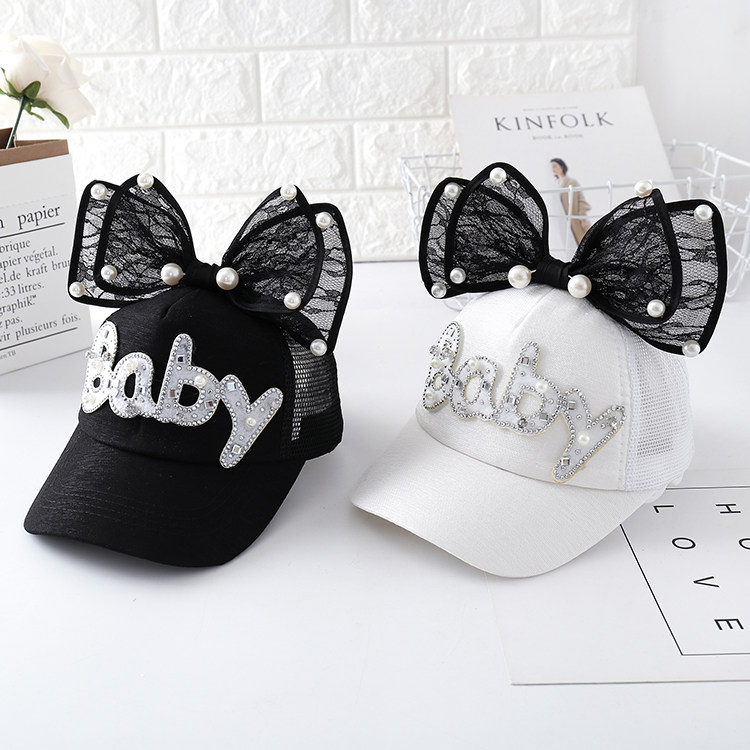Parenting hat children hat Han version girl sun-shading duck tongue cap 2-8 year old Baofashion baseball cap princess net hat tide