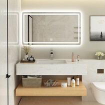 Light extravagant marble bathroom Bathroom Cabinet Combination Handwashing Terrace Basin Cabinet WASH WASHBASIN WASH TERRACE SANITARY WARE MODERN BRIEF