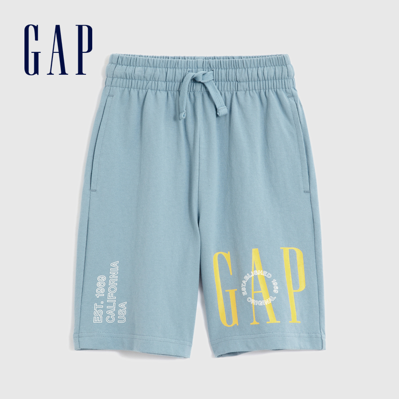 Gap 盖璞 2022年春季款 纯棉 男童休闲短裤 天猫优惠券折后¥79包邮(¥149-70)110-160cm码4色可选