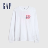 Хлопковый лонгслив, мужская осенняя приятная телу футболка, с печатью вашего логотипа