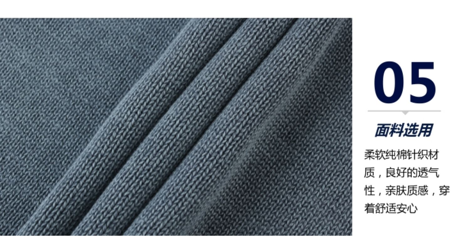 Áo thun nam cổ tròn Gap cotton cổ áo 419774 2019 mới - Cặp đôi áo len áo cặp